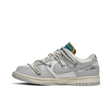 Nike Off-White x Dunk Low 'Lot 42 of 50' Low-top Men DM1602-117- Nike Off White, Dunk Low, Low Top, Athletic Shoes, Men's Shoes, Mens Accessories, Off White, Nike, White