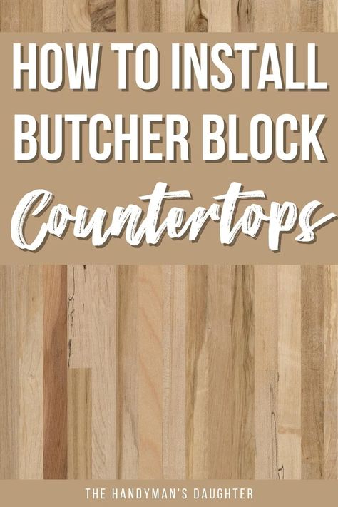 Seal Butcher Block Countertops, How To Install Butcher Block Countertops, Sealing Butcher Block Countertops, Installing Butcher Block Countertops, Install Butcher Block Countertops, Kitchens With Butcher Block Countertops, Wood Kitchen Countertops, Butcher Block Countertops Island, Diy Butcher Block Countertops