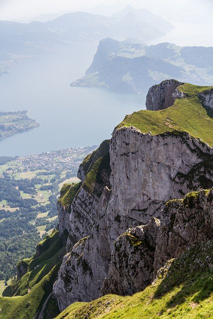 Pilatus Switzerland without rain and fog! Pilatus Switzerland, Mount Pilatus, Romantic Life, Travel Pics, Lucerne, An Animal, Lush Green, Dream Destinations, Scenic Views