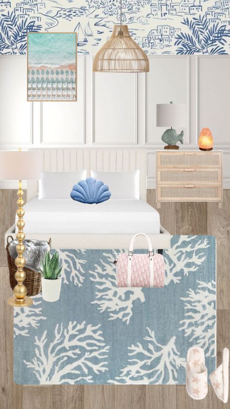 Beach Inspired Bedroom, Costal Bedroom, Surf Room Decor, Coastal Room Decor, Cowgirl Bedroom, Ocean Room Decor, Brick Room, Glamourous Bedroom, Beachy Room