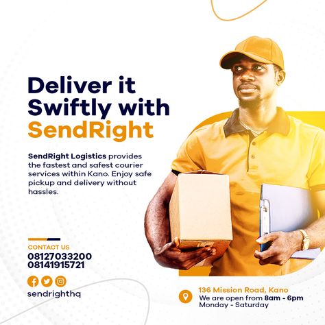 Delivery Poster Design Ideas, Logistics Design Graphics, Logistics Graphic Design, Logistic Social Media Design, Logistics Social Media Design, Flyer Design Layout Creative, Logistics Creative Ads, Delivery Poster Design, Delivery Flyer Design