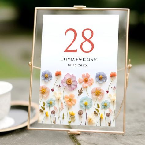 Retro Pastel Pink Boho Wildflower Wedding Details Table Number Bright Vintage Wedding, May Wedding Decor, Wildflower Meadow Wedding, Pastel Themed Wedding, Pastel Wedding Decor, Summer Wildflower Wedding, Pink Garden Wedding, Boho Wildflower Wedding, Pastel Wedding Decorations