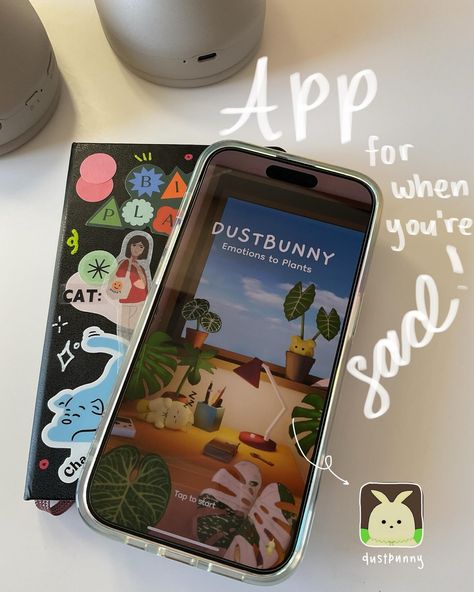 App for when you’re sad 📱🌱 I love playing the free game Dustbunny 🐰 You start the game in a dirty room and must collect the dust (dust bunnies). Each bunny has an emotion; once you capture one, you can plant it, and it will grow into a plant.  It’s a cute, relaxing game, and I love collecting all the plants 🪴 💭 Do you like mobile games? tags 🏷️ #mobilegaming #mobileapps #cozygaming #studybreak #studyapp #studyaccount Relaxing Apps, Cute Apps Games, Cute Mobile Games, Games On Phone, Cute Apps, Aesthetic Apps Games, To Do App, Dust Bunny, Game Cute