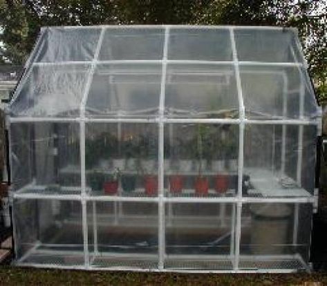 PVC Greenhouse  http://lulu6.hubpages.com/hub/Homemade-Backyard-Greenhouses Pvc Greenhouse, Pvc Pipe Projects, Pvc Projects, Home Greenhouse, Wooden Greenhouses, Backyard Greenhouse, Small Greenhouse, Greenhouse Kit, Greenhouse Plans