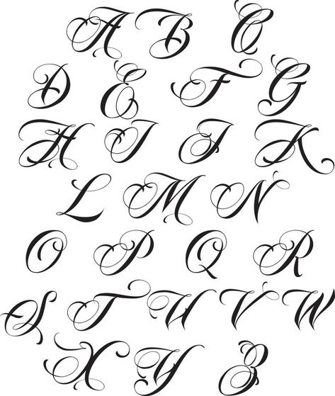 Fancy Cursive Fonts, Modern Calligraphy Alphabet, Calligraphy Tattoo Fonts, Old English Alphabet, Tattoo Lettering Alphabet, Fancy Cursive, Calligraphy Letters Alphabet, Tattoo Fonts Alphabet, Calligraphy Fonts Alphabet