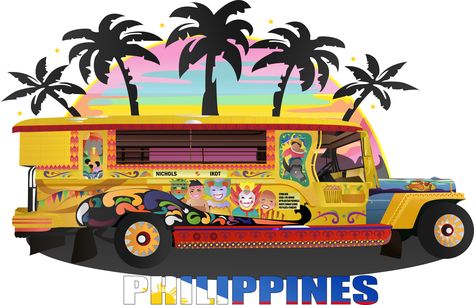 Hello, I'm Pratik Kachole a graphic designer. This art is made for all the Jeepney lover. Thanks :) Jeepney Design, Jeepney Art, Olongapo, Filipino Art, Teaching Game, Philippine Art, I Remember When, Tricycle, Printable Stickers