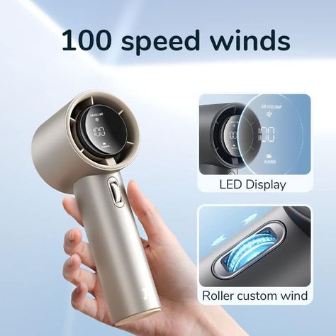 JISULIFE Portable Hand Fan , 100 Wind Speeds, Mini Bladeless Handheld Fan, USB Rechargeable Personal Fans, Electric Eyelash Fan https://s.click.aliexpress.com/e/_Dedp82h Handheld Fan, Personal Fan, Toy Camera, Wind Speed, Mini Fan, Hand Held Fan, Wind Power, Surveillance Camera, Strong Wind