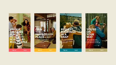 Airbnb identity and website (2014 redesign) - Fonts In Use Airbnb Website, Mobile Banner, Airbnb Design, Digital Banner, Mobile Interface, Twitter Trending, Visual Journal, Minimal Web Design, Travel App