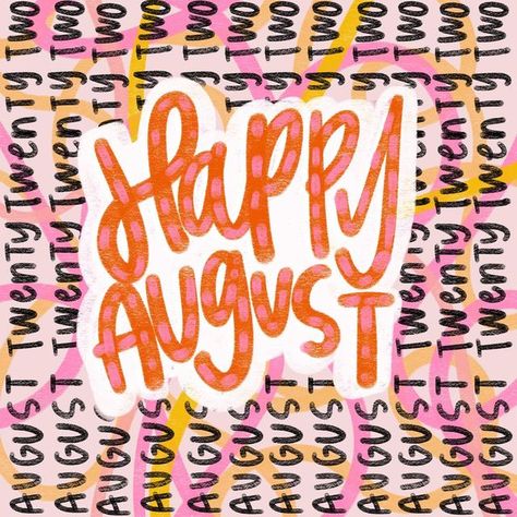 Happy August, Hello August, Instagram A, To Start, Vector Illustration, Digital Art, On Instagram, Quick Saves, Instagram