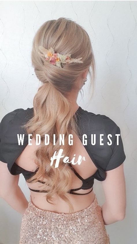 Wedding Guest Hair, Guest Hair, Wedding Guest Hairstyles, Hair Idea, A Ponytail, Guest Attire, Instagram Wedding, Beauty Goals, Wedding Attire Guest