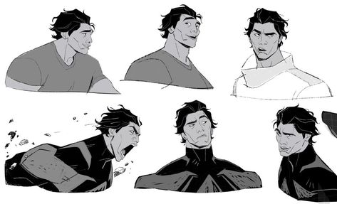 Spiderverse Miguel, Ami Thompson, Spiderman Atsv, Expression Sheet, Artist Study, Miguel O Hara, Spider Art, Verse Art, Face Expressions