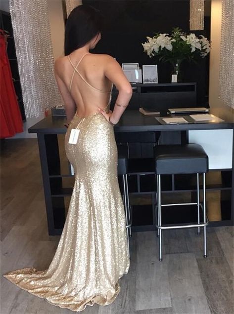 ac5dab2e99eee9cf9ec672e383691302desc52561769ri Gold Mermaid Prom Dresses, Gold Prom Dresses Long, Jordan Henderson, Chic Prom Dresses, Dele Alli, Backless Evening Gowns, Gold Prom, Gold Prom Dresses, Prom Dresses 2017