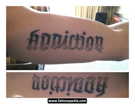 Addiction/Recovery Anonymous Tattoo, Aa Tattoos, Ambigram Tattoo, Celebrate Recovery, Inked Magazine, First Tattoo, Tattoo Styles, Tattoos With Meaning, Inspirational Tattoos