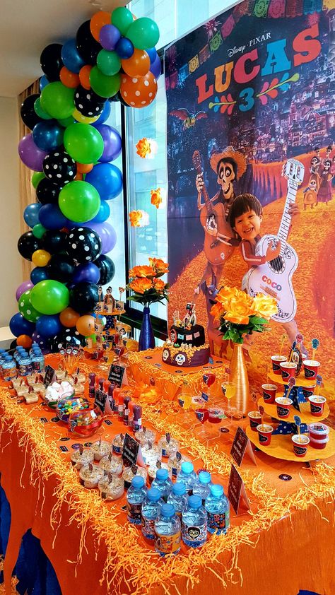 Coco Themed Party, Coco Party Decorations, Coco Party Ideas, Disney Coco Birthday Party, Coco Themed Birthday Party, Coco Birthday Party, Coco Birthday, Coco Party, Coco Disney