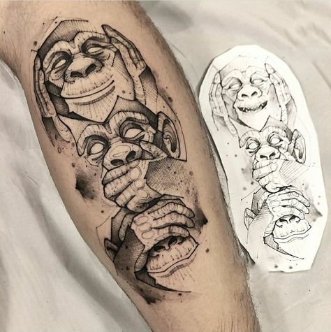 Xbox Tattoo, Portrait Tattoo Sleeve, Designs Quotes, Tattoo Uk, Sketch Style Tattoos, Gorilla Tattoo, One Line, Simple Tattoos For Guys, Beginner Tattoos