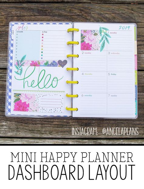 Hp Dashboard Layout, Dashboard Layout Design, Happy Planner Simply Layout, Happy Planner Budget Ideas, Mini Planner Layouts, Mini Happy Planner Layouts Dashboard, The Happy Planner Dashboard Layout Ideas, Happy Planner Mini Layouts, Mini Planner Ideas