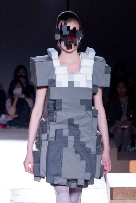 Japan Fashion Week, Structural Fashion, Extreme Fashion, Sculptural Fashion, Geometric Fashion, Weird Fashion, Ad Art, Avant Garde Fashion, Ex Machina