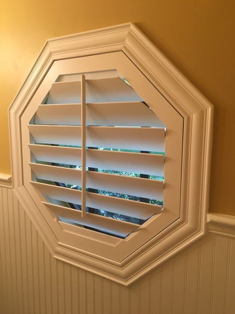 Circular Windows, Energy Efficient Window Treatments, Octagon Window, Circular Window, Shutters Window, Shaped Windows, Porthole Window, Wooden Shoe Racks, Bathroom Window