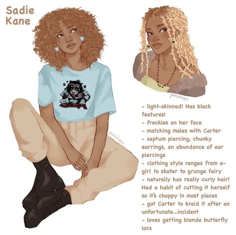 Kane Siblings, Riordanverse Fanart, Instagram Redesign, Kane Chronicals, Sadie Kane, Percy Jackson Fan Art, Magnus Chase, Kane Chronicles, Percy Jackson Art