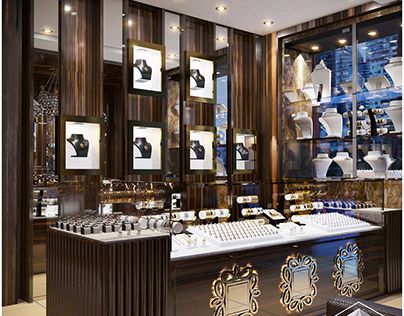 Jewelry Store Interior design Jewelry Store Interior Design, Jewelry Store Interior, Store Interior Design, Store Concept, Jewelry Store Design, Jewellery Shop Design, Wardrobe Door Designs, Bedroom Door Design, Interior Design Presentation