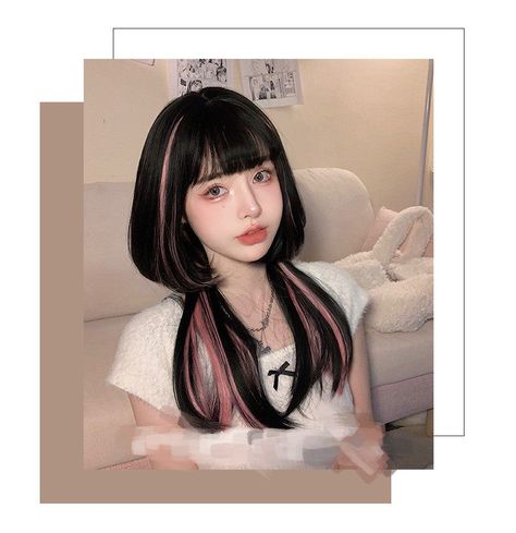 Jelly Haircut, Jelly Fish Hair Cuts, Jellyfish Cut, Jellyfish Hair, Jellyfish Haircut, Baby Bangs, Korean Anime, Hairstyles For Layered Hair, Jelly Fish