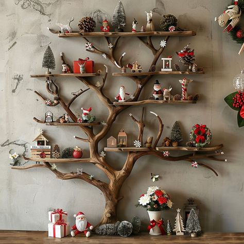 Treebook Shelf: 🎄 Bring Christmas Cheer to Your Living Space Transform your Treebook Shelf into a unique Christmas decoration! Hang small ornaments 🎁, add twinkling lights ✨, and place some holiday books to create a warm and festive atmosphere. 🌟 #TreebookShelf #ChristmasDecor #FestiveVibes #CreativeFurniture #HolidaySpirit Space Saving Christmas Tree, Non Traditional Christmas Tree, Christmas Tree Plant, Book Christmas Tree, Lake Property, Tree Shelf, Tree Bookshelf, Small Ornaments, Book Christmas