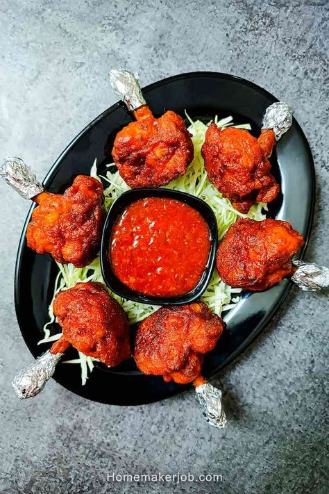 Chicken Lollypop Recipes, Chicken Lolipop Recipes, Chicken Lollipops Recipe Indian, Chicken Lollypops, Chicken Lollipops Recipe, Chicken Starters, Lollipop Chicken, Chinese Sauces, Chicken Lollipop