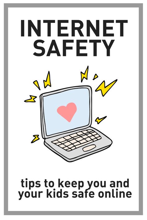 internet safety tips to keep you and your kids safe online Internet Safety Tips, Safety Quotes, Digital Safety, Teach Peace, Safe Internet, Safety Awareness, Safety Posters, Keeping Kids Safe, Teaching Technology