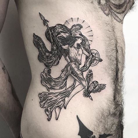 Athena Tattoo, Greek Tattoo, Greek Mythology Tattoos, 4 Tattoo, Mythology Tattoos, Greek Tattoos, Tattoo Board, Time Tattoos, Grey Tattoo