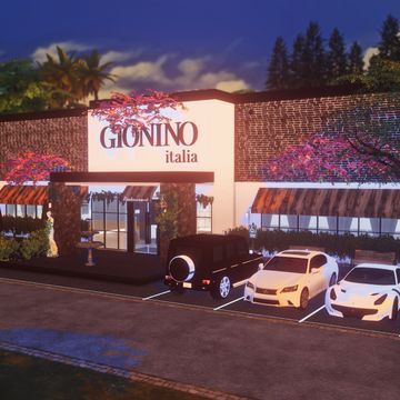 Mafia Sims 4 Cc, Sims 4 Crumble Cookie, Sims 4 Restaurant Uniform Cc, Restaurants Sims 4, Sims 4 Italian Restaurant, Sims 4 Functional Restaurants, Sims4cc Kitchen, Lots Sims 4 Cc, The Sims 4 Community Lot