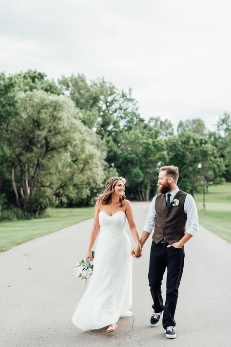 Tux With Sneakers Wedding, Wedding Outfit Ideas For Groom, Vans With Suit Wedding, Groom With Vest Only, Suit With Vans Wedding, Wedding With Vans, Groom With Vans, Vans Wedding, Casual Wedding Groom