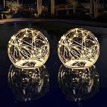 Lights For Pool, Solar Pool Lights, Patio Party Decorations, Floating Pool Lights, Patio Pond, Spa Lighting, Yard Party, Solar Pool, Pool Lights