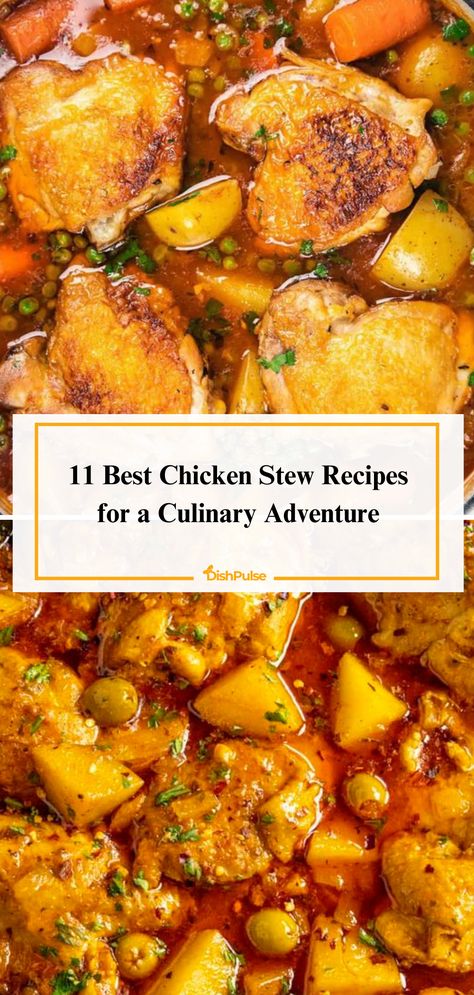 Embark on a culinary adventure with these 11 Best Chicken Stew Recipes! From hearty classics to exotic twists, there's a flavor for every palate. 🍲✨ 


#DishPulse #ChickenStewDelight #ComfortFood #OnePotWonder #RecipeInspiration #FoodieFaves #HomeCooking Stewing Chicken Recipes, Chicken Thigh Stew Recipes, Best Stew Recipes Ever, Chicken Stew Recipe Easy, Chicken Thigh Stew, Chicken Stews, Best Chicken Stew, Best Stew Recipe, Easy Chicken Stew