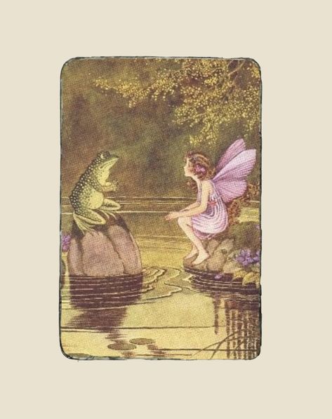 Ida Rentoul Outhwaite, Small Widget, Cottage Core Fairy, Country Theme, Vintage Fairies, You Are Special, Widget Icon, A Frog, Fairy Grunge