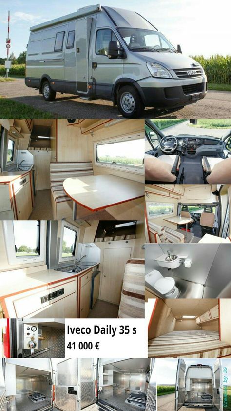 Iveco Daily Camper Conversion, Iveco Daily Camper, Ducato Camper, Camper Vintage, Best Campervan, Step Van, Lake Food Ideas Summer, Campervan Life, Food Ideas Summer