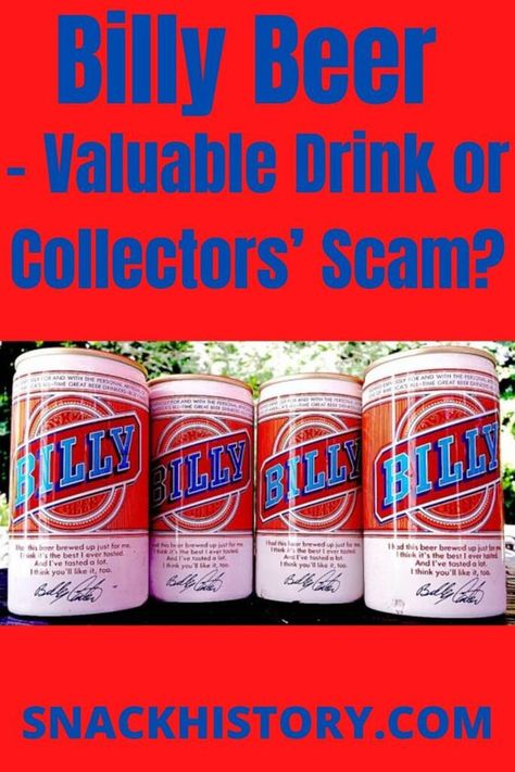 Billy Beer Beer Can Collection, Antique Collectors, Beer Brewing, Beer Can, The Collector, Beer Bottle, Things To Think About, Beer, History