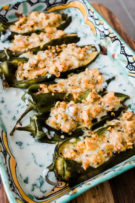 Hatch Chile Recipes Chicken, Stuffed Hatch Chili Peppers, Hatch Chili Rellenos, Recipes With Hatch Chilies, Stuffed Hatch Chile Recipes, Recipes For Hatch Chiles, Stuffed Green Chilies, Hatch Chili Pepper Recipes, Pueblo Chile Recipes