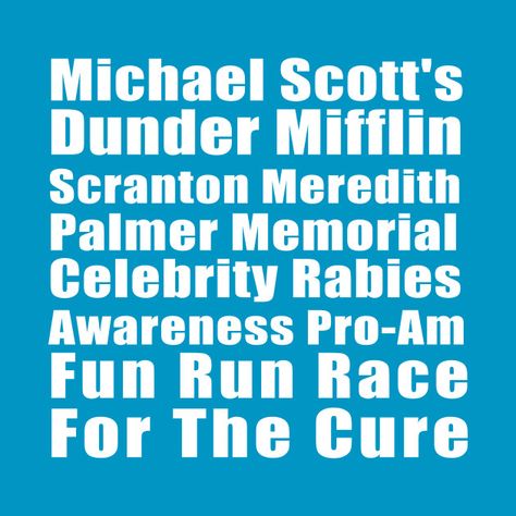 Check out this awesome 'Michael+Scott%27s+Dunder+Mifflin+Fun+Run+Shirt' design on @TeePublic! Michael Scott Paper Company, Meredith Palmer, The Office Stickers, Printed Magnets, Dunder Mifflin, The Office Shirts, Michael Scott, Fun Run, Silhouette Cameo Projects