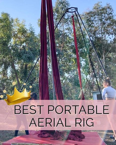 Diy Aerial Rig, Mini Rig, Diy Yoga, Aerial Dance, Aerial Silks, Dance Equipment, Aerial Yoga, Backyard Fun, Aerobic Exercise