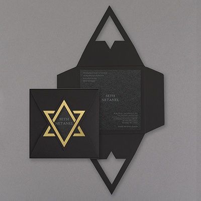 Jewish Design, Silver Jews, Voucher Design, Bar Mitzvah Invitations, Cute Blue Wallpaper, Bat Mitzvah Invitations, Creative Brochure, Black Invitation, Gold Invitations