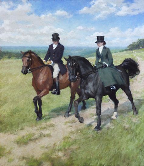 Black Beauty - Christian Birmingham Illustration Riding Horse Illustration, Christian Birmingham, 1800s Horse Riding Aesthetic, Black Horse Drawn Carriage, English Hunting, George Stubbs, Victorian Horse Painting, Hunting Painting, Equestrian Oil Painting