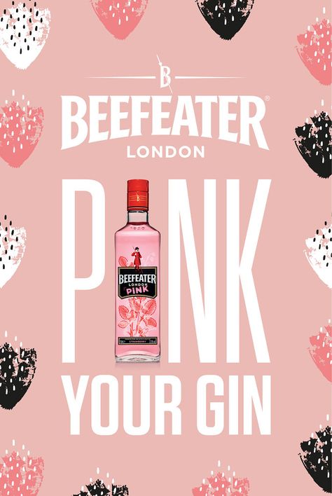 Gin Rosa, Gin Branding, Beefeater Gin, Gordon's Gin, Glasses Cup, Beefeater London, Creative Advertisement, Pernod Ricard, Drink Poster