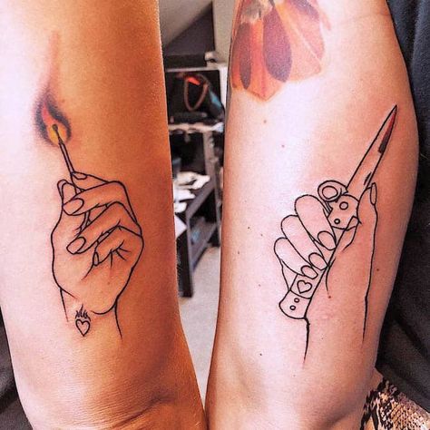 Deep Meaningful Tattoos, Cute Best Friend Tattoos, Matching Bff Tattoos, Cousin Tattoos, Promise Tattoo, Matching Friend Tattoos, Tattoos And Meanings, Matching Best Friend Tattoos, Tattoos Infinity