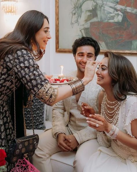 Aadar and Lekha are beyond blessed to have a parivaar that is 2× times happier than themselves as they get roka-fied ✨💎 These pictures are absolutely adorable 🥰 #kareenakapoorkhan #ranbirkapoor #saifalikhan #karishmakapoor #mamaraazzi Ceremony Shots, Roka Ceremony, Beyond Blessed, Saif Ali Khan, Starry Eyed, Royal Engagement, Kareena Kapoor Khan, Ranbir Kapoor, Indian Bridal