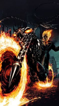 Ghost Rider Bike, Ghost Rider Images, Ghost Rider Tattoo, Ghost Rider Movie, Gost Rider, Herobrine Wallpaper, Ghost Raider, Ghost Rider 2007, Ghost Rider 2