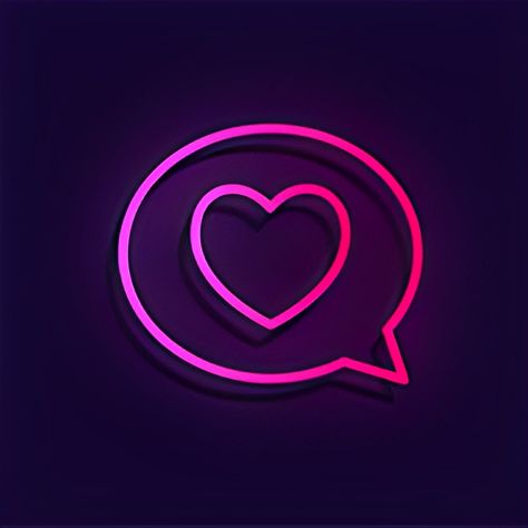 Dating-app Dating App Aesthetic, Books Moodboard, Dating App, Ios Icon, Ios, Neon, Books, Quick Saves