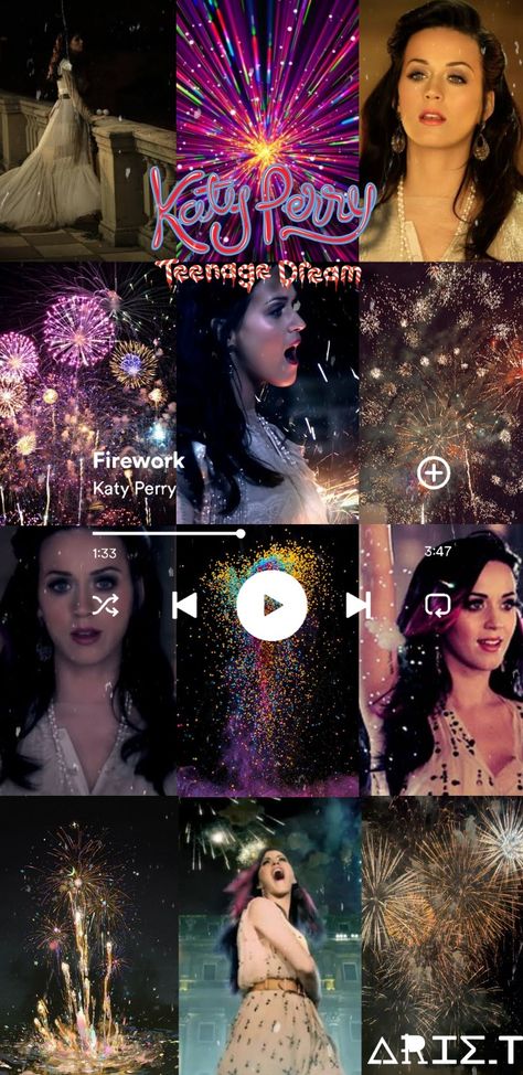 Katy Perry - Firework Teenage Dream Katy Perry, 27th Birthday Cake, Katy Perry Firework, Fireworks Aesthetic, Katy Perry Wallpaper, Fireworks Wallpaper, Music Vibes, 27th Birthday, Music Covers