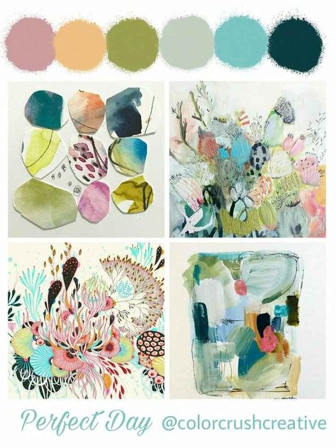 Colour Crush, Have The Best Day, Watercolor Art Diy, Paint Color Schemes, Mood Colors, Paint Color Palettes, Color Meanings, Painting Collage, Watercolor Palette