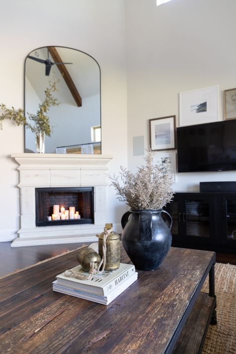 Want to use a large floor mirror over your fireplace? I'll show you how to hang a heavy floor mirror on the wall securely. Large Arched Mirror Over Fireplace, Arched Mirror Fireplace, Arch Mirror Fireplace Mantles, Arch Mirror Above Fireplace, Large Mantle Mirror, Arched Mirror Above Fireplace, Arch Mirror Over Fireplace, Arch Mirror Fireplace, Large Mirror Above Fireplace