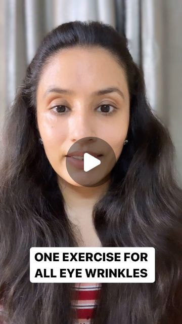 Rupinder kaur on Instagram: "ONE EXERCISE FOR ALL EYE WRINKLES #skin #skincaretips #skincare #skinhealth #skintreatment #skincarenatural #eye #eyebrows #beauty #beautytips #beautybloggers #beautyinfluencer" Face Yoga For Eye Wrinkles, Eye Wrinkles Massage, Eye Wrinkles Remedies, Eyes Wrinkles, Everyday Exercise, Face Massage Techniques, Sunken Eyes, Eye Wrinkles, Wrinkle Remedies